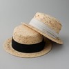 LEK HATTER RAFFIA BOATER HAT RH-200 Men's Raffia Hat, Cankan