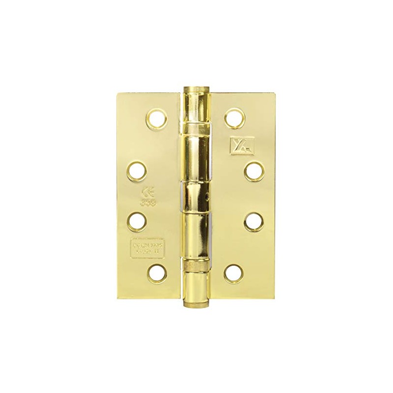 Excel XL869 Pair of 4" Grade 11 Door Hinges, Polished