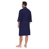 CF Men's Robe Cotton Bathrobe Soft Short Sleeve Bath Robes