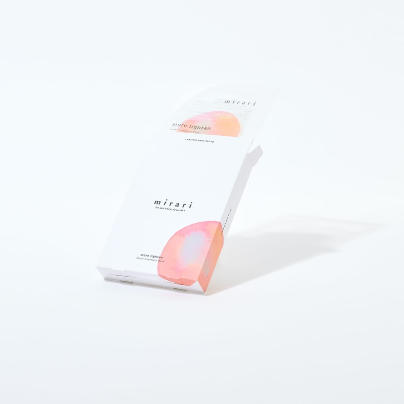 Mirari Facial Treatment Mask, More Lighten, 5 Pieces, Sheet Mask,