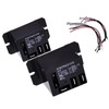 IEQFUE 2PCS 12VDC Coil 30A SPDT 1NO 1NC 240VAC Power
