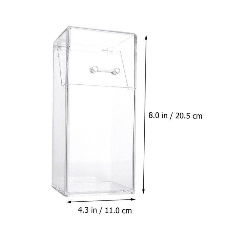 MERRYHAPY 2pcs Nordic Style Transparent Storage Box Multifunctional Lipstick Storage