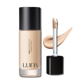AEKYUNG LUNA - Corrector de protección solar de punta de larga duración, tamaño grande, cobertura completa, alta adherencia para ojeras y manchas oscu