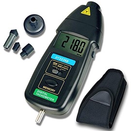 Measure the speed of rotation anything that rotates! Contact & Non-Contact Laser Digital Tachometer Tachometer