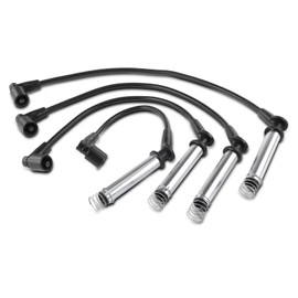 Frankberg 4x Ignition Cable Set Ignition Cable Compatible with Fiesta V JD JH 1.3L 2001-2008 Fiesta V Van 1.3L 2002-2008 Focus Box/Estate DNW 1.6L 2002-2005 KA RB 1.3L 1.6L 2002-2008