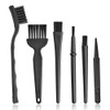 Keyboard Brush,6 in 1 Multi-Purpose Portable Plastic Handle Nylon Anti