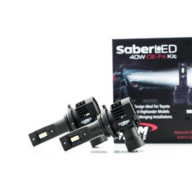 DDM Tuning Saber OE Fit 40W LED Kit, 9000LM, Good for Highlander & 4Runner, 3000K(Golden Yellow), Pair, (9006)