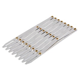 Aluminium Sewing Gauge, Expandable Sewing Tool, Aluminium Buttonhole Spacer, Equal Space Division, DIY Curtain Accessories, Adjustable Sewing Gauge, Ruler Made of Aluminium Sewing Gauge for Household