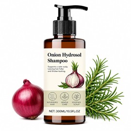 Onion Hydrosol Hair Growth Shampoo with Rosemary & Biotin – Sulfate-Free Thickening Formula 300 mL