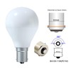 2-Pack 12V 24V RV LED Light Bulbs BA15s 3 Watt