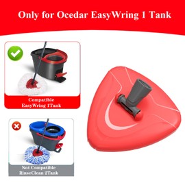 Spin Mop Base Compatible with O-Cedar Easywring 1 Tank,Spin Mop Replacement Head Cover for Ocedar Mop Attachment Parts, Easy to Replace
