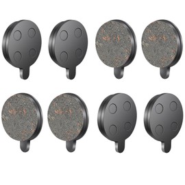 Ebike Disc Brake Pads，4 Pairs for 10 Inch Tires of Mini Ebike Brake Pads Replacement L:18.6mm W:4mm H:22.5mm Electric Scooter Brake Pads Semi Metal Brake Pads Ebike Pads for 10 Inch Electric Scooter