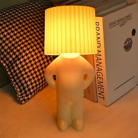 FSAON Funny Night Light,Shy Boy Desk Lamp,Creative LED Reading Light,Christmas Gifts for Men Women Boyfriend Girlfriend (Yellow)