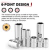 WETT 1/4" and 3/8" Drive Socket Set, 86-Piece Socket Wrench