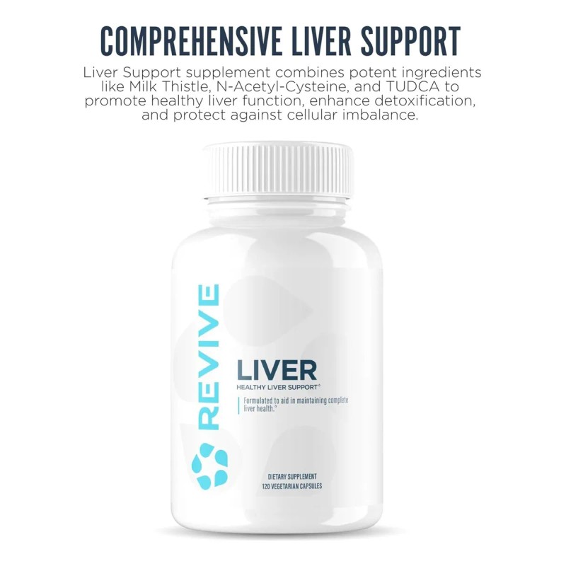 Revive Liver Salud Del Hgado 120 Vcaps Sabor Sin Sabor