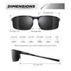 ANYLUV Polarized Sunglasses-Men Mens-Sunglasses Sport: Carbon Fiber Lightweight Sun Glasses