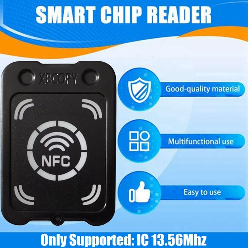 Snblzhef RFID Smart Chip Card Reader Copier +3XUID Card NFC