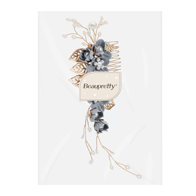 Beaupretty - Peineta para el pelo de boda con diamantes