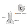 QUARKZMAN Pack of 5 3/8-16 x 1 Inch Flat Countersunk