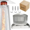 Patio Heater Burner Emitter Screen & Base 4-Sided Pyramid Patio