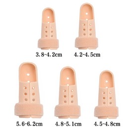 YANWANDEFA 5 Pcs Plastic Finger Support Protector Finger Splint Mallet Trigger Finger Splint Finger Support Protector for Adjustable Finger Immobilizer