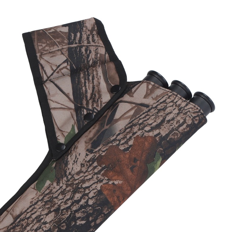 3 Tubes Hip Quiver Waist Hanged Arrow Archery Carry Bag