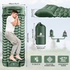 Self-Inflating Sleeping Mat, Ultralight Camping Inflatable Mattress with Foot Press