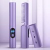 Wireless Hair Straightening Comb Compact USB Charging Portable Hair Straightener