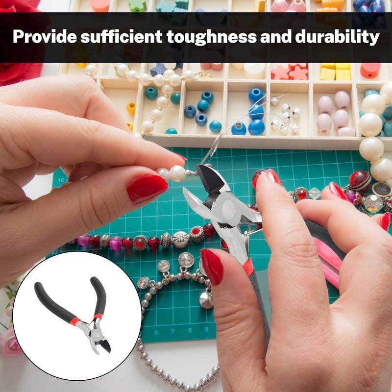 Wire Cutters Small,2PCS Side Cutters,Pliers for Jewelry Making,Wire Snips for