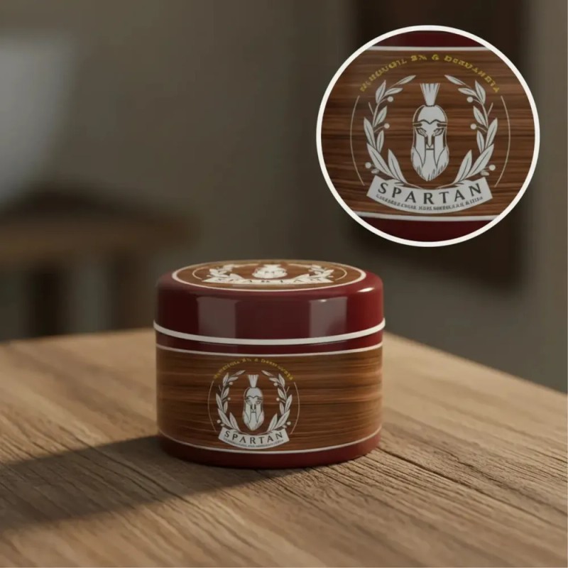 Spartan Bálsamo Control, Forma Y Cuidado De Barba (4 Pack)