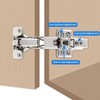 TamBee 165 Degree Hinges Frameless Corner Cabinet Hinges Adjustable Mounting