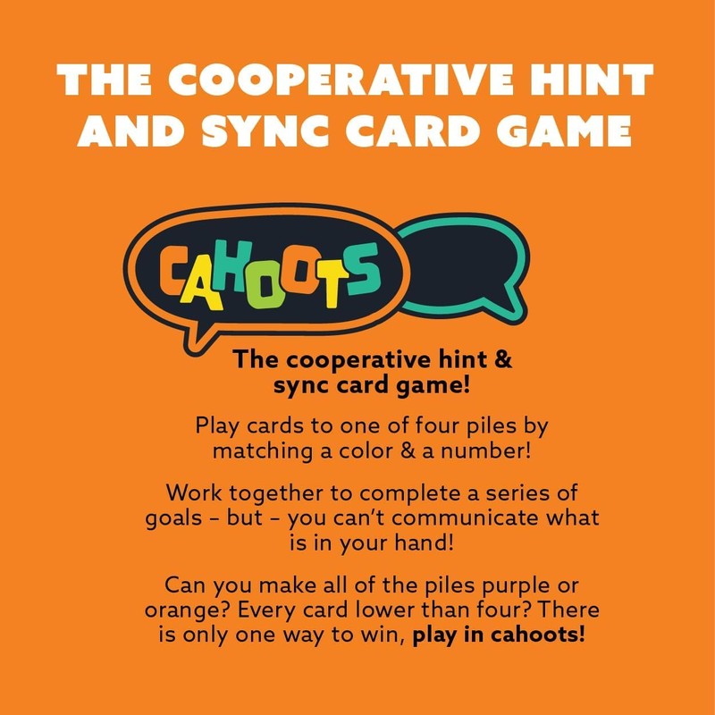 Gamewright - Party to Go - Cahoots Cooperative Hint and
