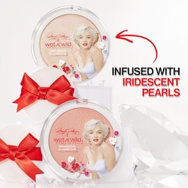 Iluminador y esponja Marilyn Monroe Wet n Wild Ed Limitada