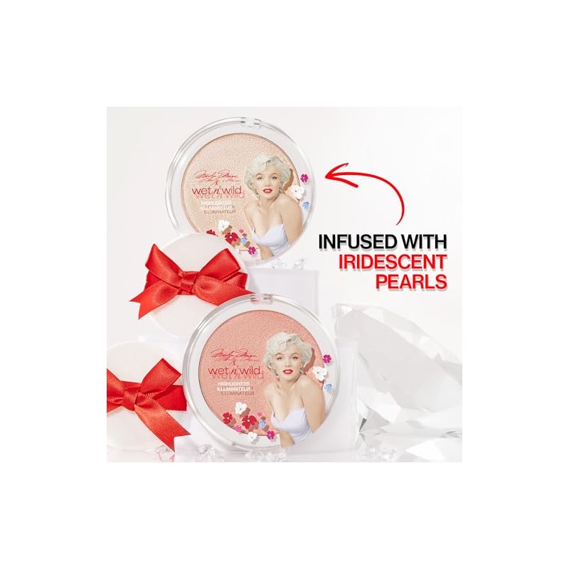 Iluminador y esponja Marilyn Monroe Wet n Wild Ed Limitada