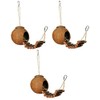 Prevue Hendryx 62801 Naturals Coco Hideaway with Ladder Bird Toy