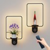 Starxing Wall Plant Holder with Light, 2 Pack Plant Wall