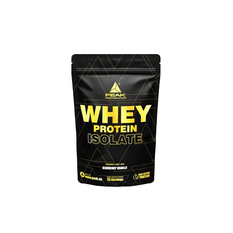 PEAK Whey Protein Isolate - 750 g Flavour Blueberry Vanilla