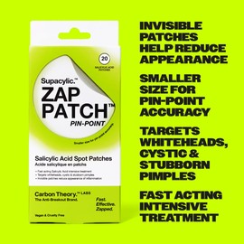 Supacylic Zap Patch - 20 x Salicylic Acid Plasters for Intensive Treatment of Impurities