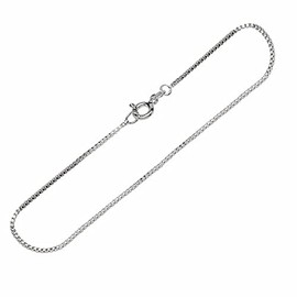 NKlaus 12479 Women's Round Venetian Chain Bracelet 925 Sterling Silver 19 cm, Sterling Silver