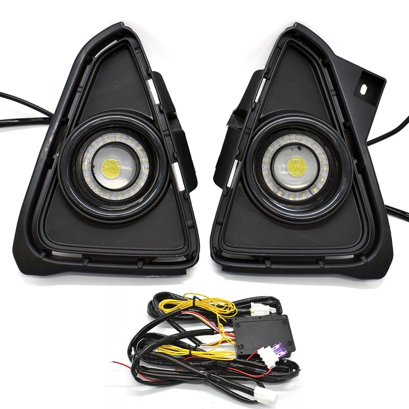 KITOCARTOP LED Fog Lights Fit for 2016-2018 Toyota RAV4 DRL
