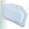 BUGUUYO PVC Bath Pillow Suction Cup Spa Bathtub Cushion for
