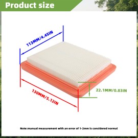 17211-Z8B-901 17211-ZL8-023 Air Filter Fuel Filter Tune Up Kit Fit for Honda GCV160 GCV170 GCV190 GCV200 GC190 HRN216 HRX217 Engine Lawn Mower Generator Replacement Parts 17211Z8B901 17211ZL8023