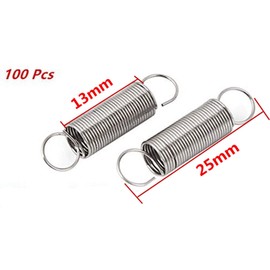 100 Pcs Metal Internal Pipe Bending Spring 0.5 x 6 x 26mm