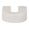 Sagebrook Home Marble, 6" H Horseshoe Tabletop Decor White, Horseshoe,