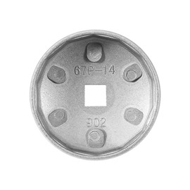 Yosoo Health Gear Oil Filter Wrench Inner Diameter 67 mm 14 Flutes Aluminium Cap Oil Filter Wrench 902 Oil Filter Cap Extension Socket for Suzuki
