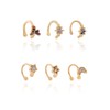 CYRA | Juego de aretes para mujer con formas de
