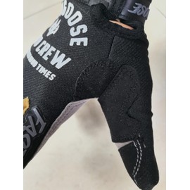 EXCEREY Chessboard Grid Motorcycles Racing Bicycles Full Finger Gloves for Adult Cycling Climbing Riding Biking Outdoor Sports (Black, Size S)