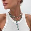 Western Turquoise Necklace for Women Cowboy Layered Western Jewelrystacked Turquoise