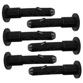 CIYODO 6pcs Plastic Trash Can Lid Hinge Pins for Household Commercial Wheeled Bins Durable Nylon Replacement Accessories for Efficient Waste Management Yards Restaurants Parks