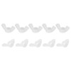 DTGN 25pcs M6x1mm(DxP) Butterfly Nuts Ideal for Construction Industry Nylon